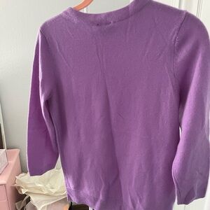 Purple Talbots Cashmere Sweater
